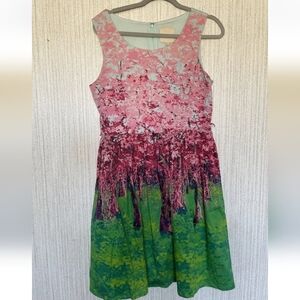 Modcloth Size Large Cherry Blossom Dress